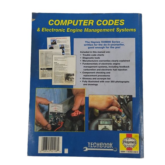 1997 Haynes Techbook Automotive Computer Code Electronic Engine Management 10205 - Picture 2 of 12